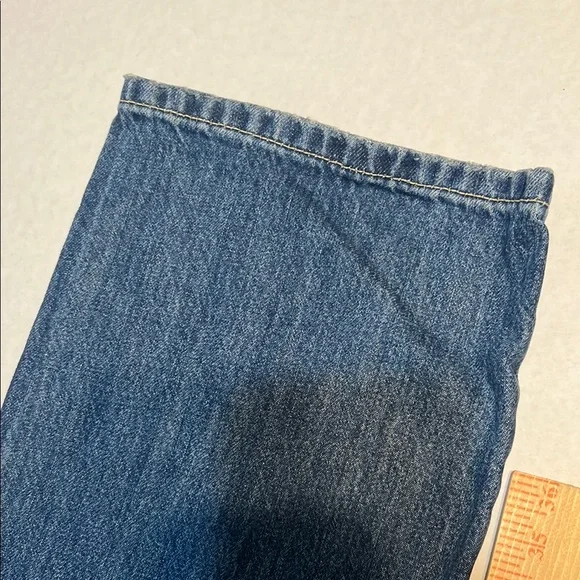 Levi's Blue Straight Jeans with Knee Distressing size 29 - Picture 9 of 9